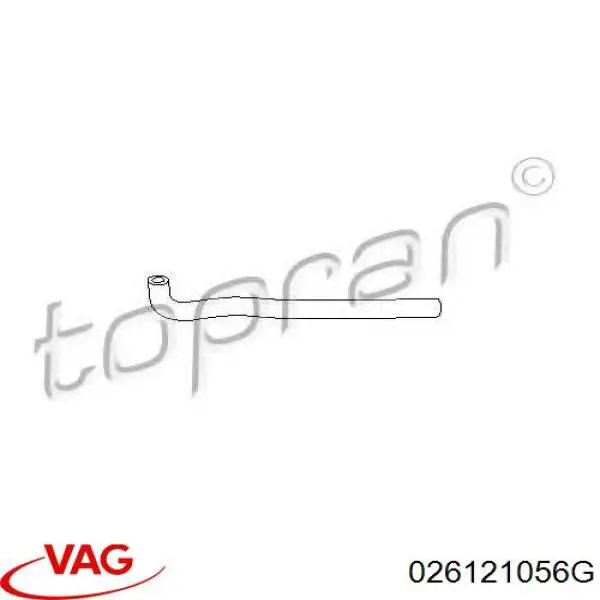 026121056G VAG manguera (conducto del sistema de refrigeración)