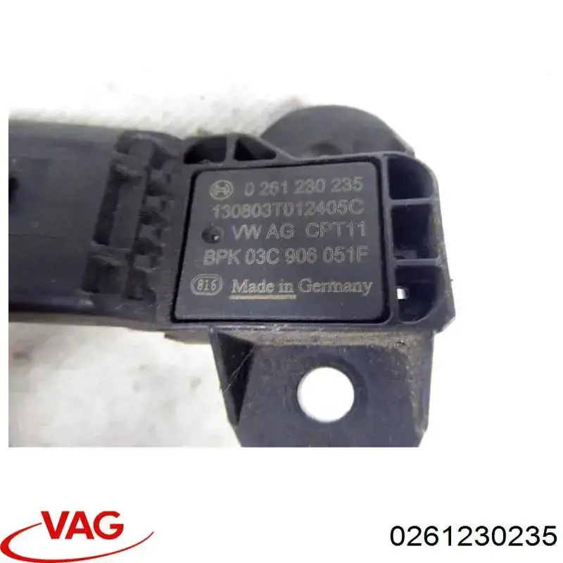 Sensor, presión colector de admisión  VAG 0261230235 precio, desde 28,22 EUR