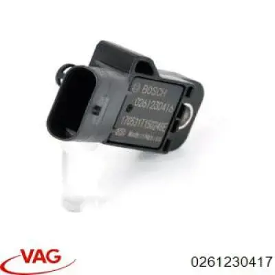 Sensor, presión colector de admisión  VAG 0261230417 precio, desde 29,47 EUR