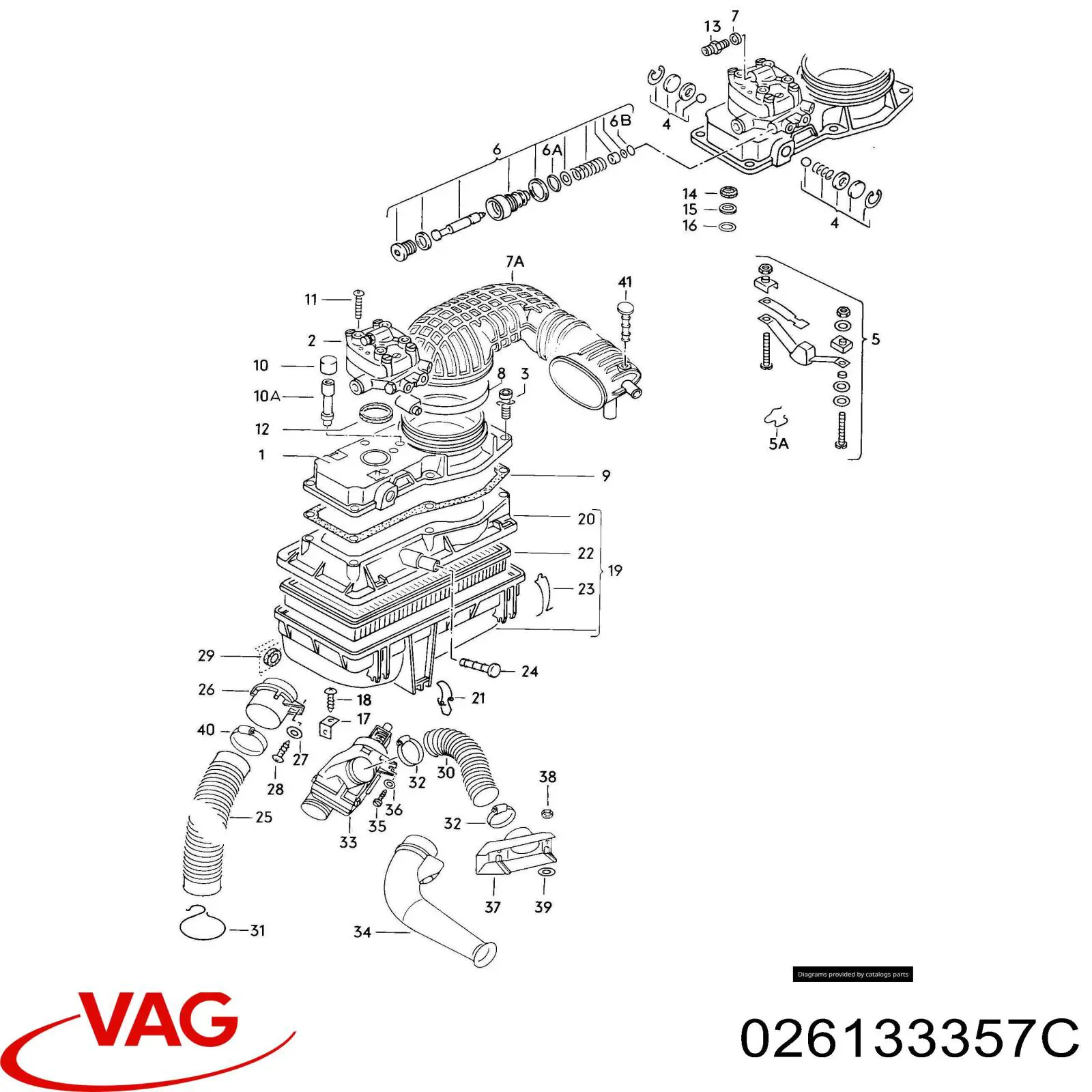 Manguito de aire del medidor de masa de aire Volkswagen Passat B2 familiar (32B) (1980 - 1988) precio, desde 102,48 EUR