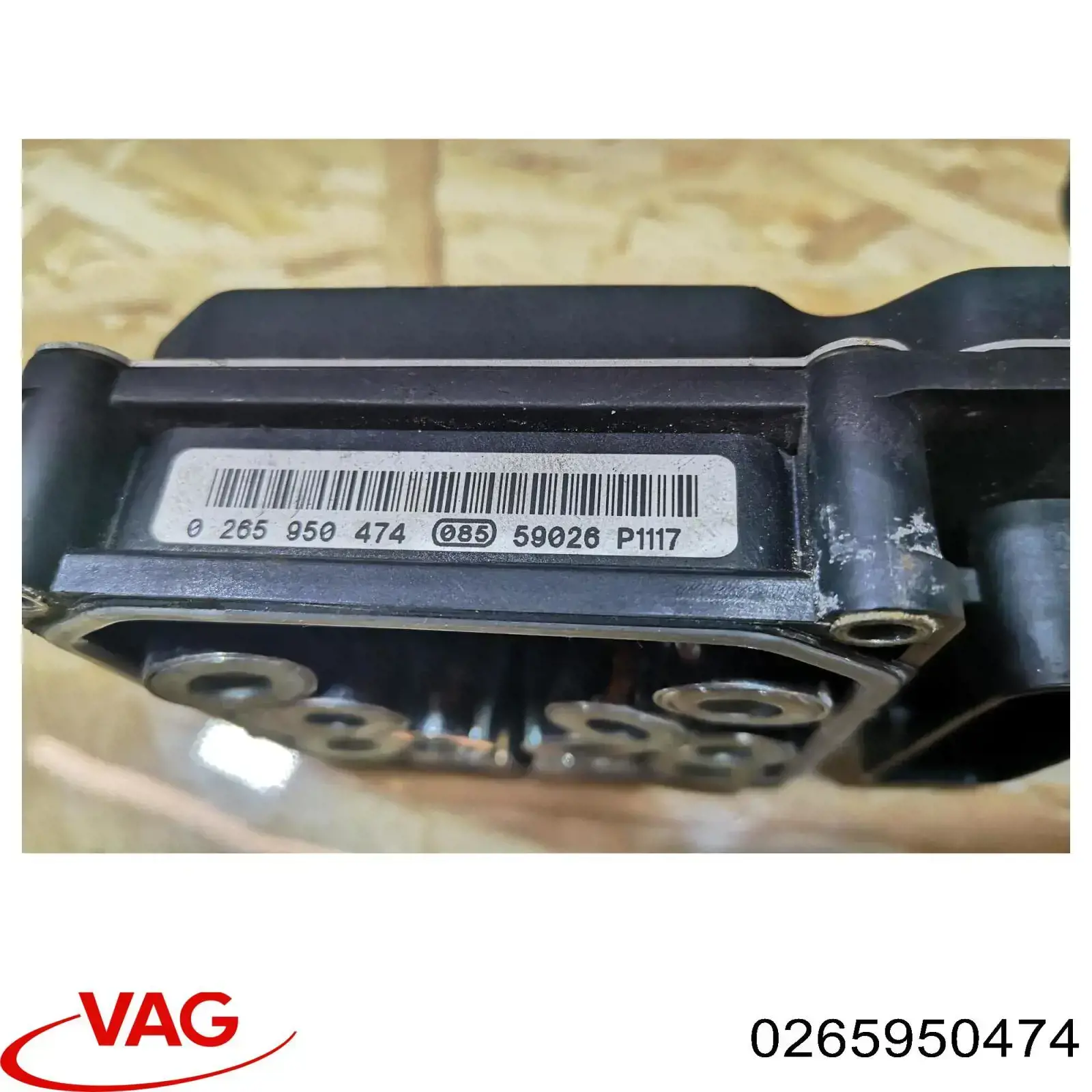 0265950474 VAG módulo hidráulico abs