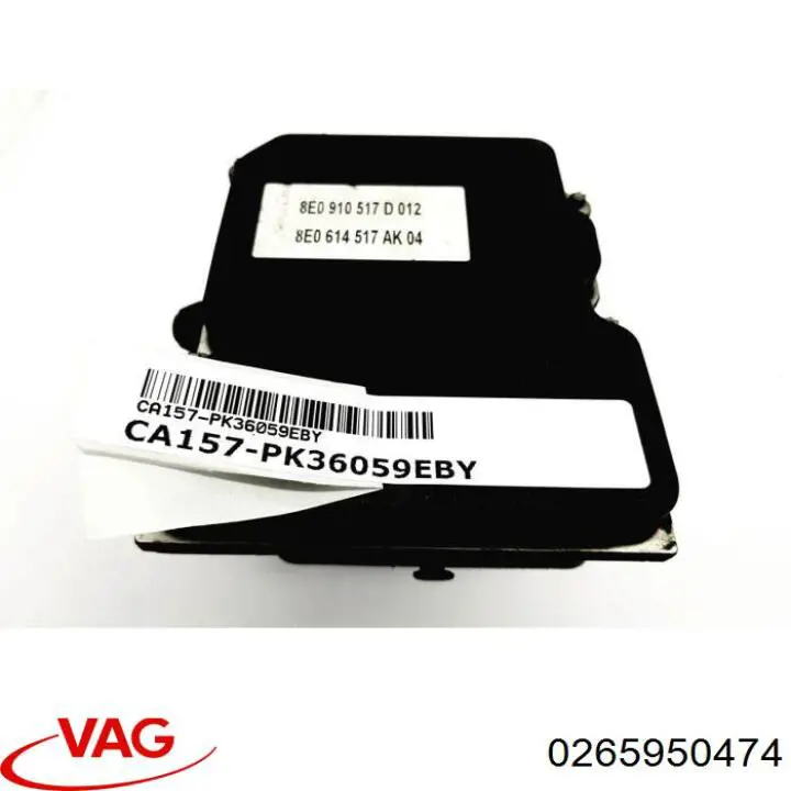 Bloque hidráulico ABS VAG 0265950474 precio, desde 85,67 EUR
