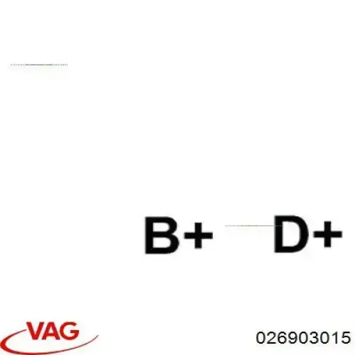 Generador VAG 026903015