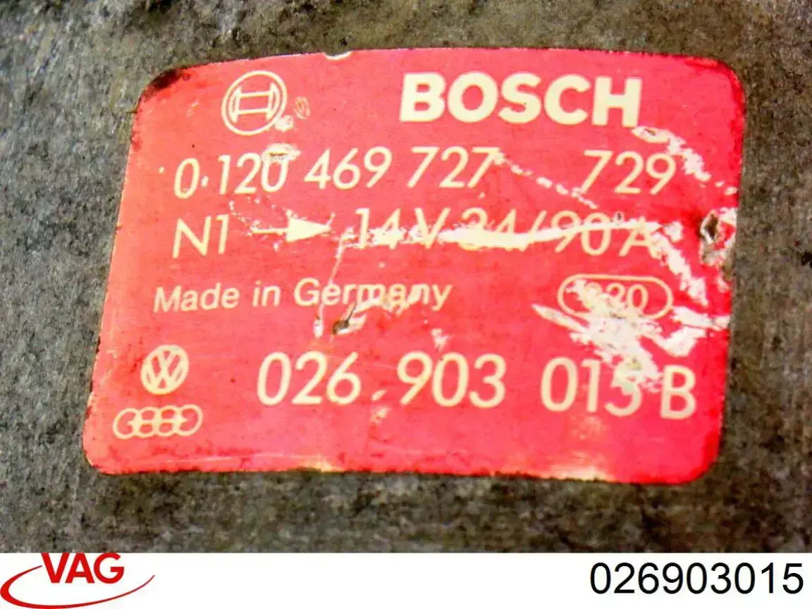 026903015 VAG Alternador de coche