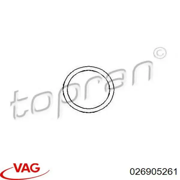 Junta tórica del distribuidor VAG 26905261 precio, desde 1,01 EUR