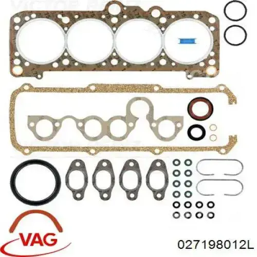 Juego de juntas superiores de motor VAG 027198012L precio, desde 56,38 EUR