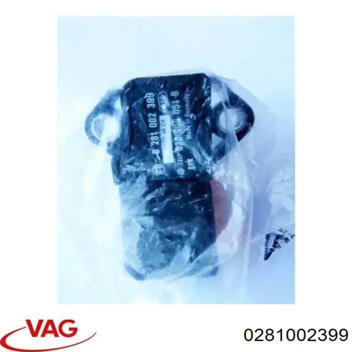 Sensor de presión de sobrealimentación 0281002399 VAG