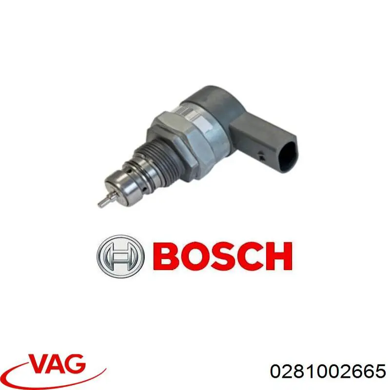 Comprar 281002991 Bosch Regulador de presión de combustible