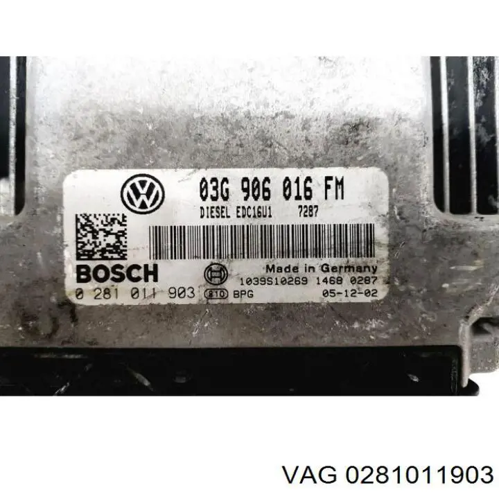 0281011903 VAG 