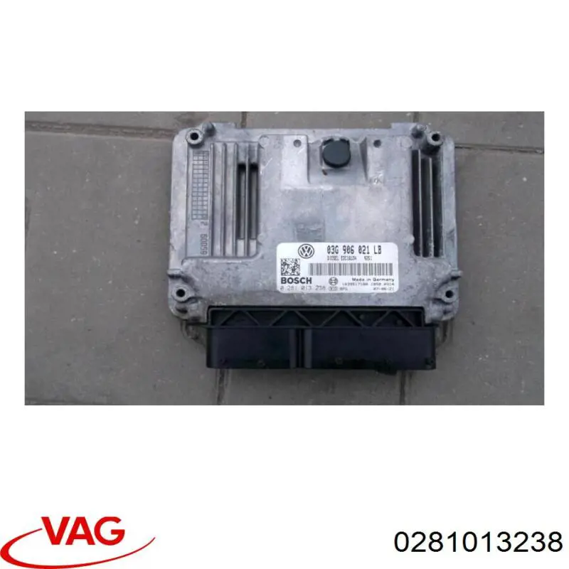 0281013238 VAG centralina del motor / modulo de control del motor (ecu)