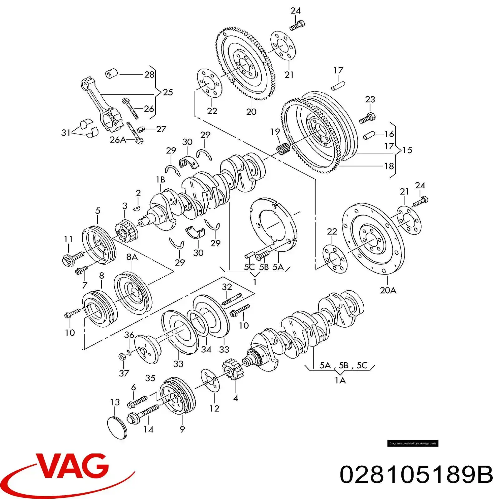 VAG 028105189B precio, desde 11,22 EUR