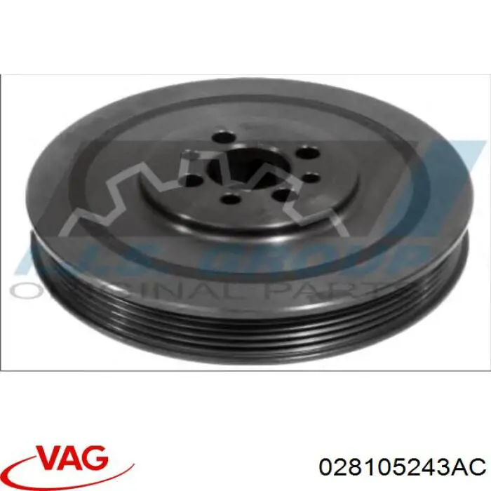 Polea dámper VAG 028105243AC