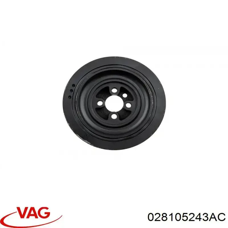 Polea del cigüeñal VAG 028105243AC precio, desde 57,69 EUR