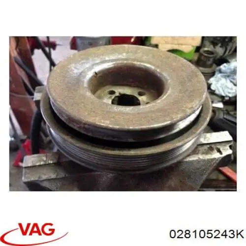 Comprar 028105243K VAG La polea del cigüeñal