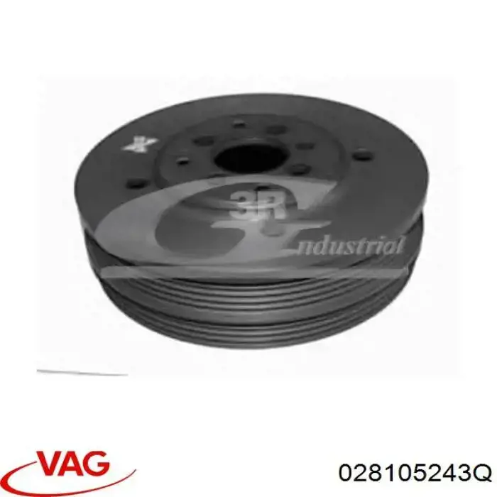 Polea del cigüeñal VAG 028105243Q precio, desde 53,53 EUR