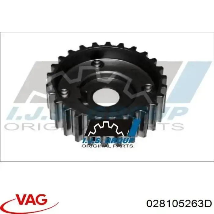 Piñón del cigüeñal 028105263D VAG