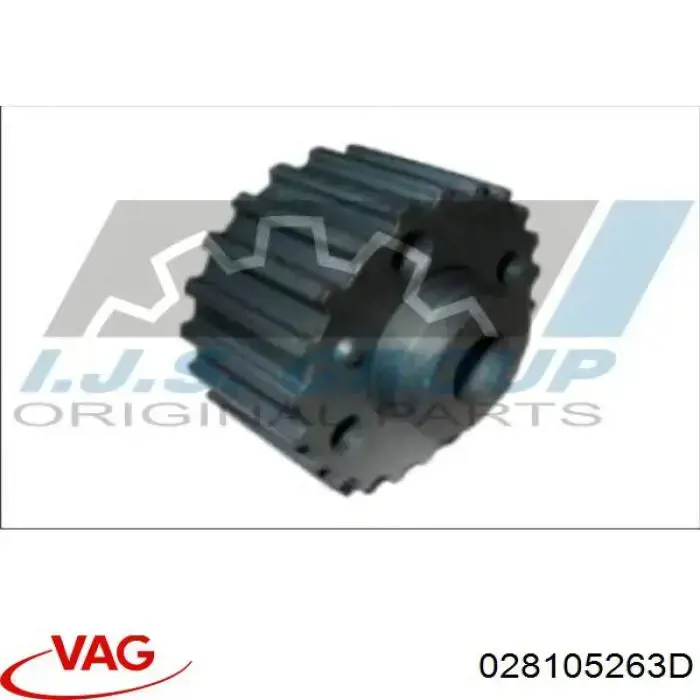 Rueda dentada, cigüeñal VAG 028105263D