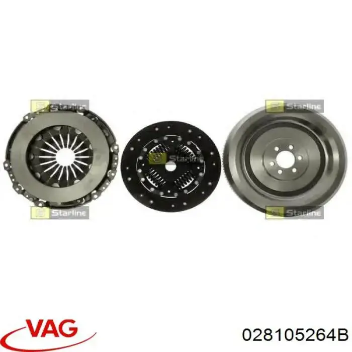 Mecanismo de embrague VAG 028105264B precio, desde 258,59 EUR