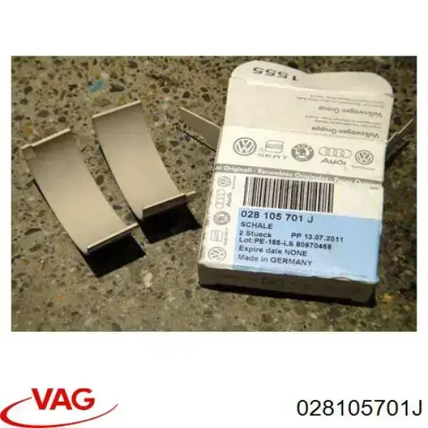 Juego de cojinetes de biela, estándar (STD) VAG 028105701J precio, desde 26,06 EUR