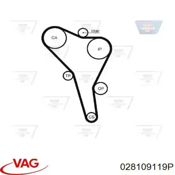 Correa distribucion Seat Cordoba 6K2, C2