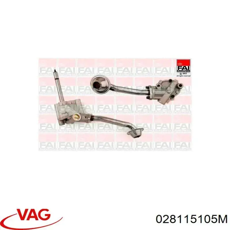 Bomba de aceite del motor VAG 028115105M