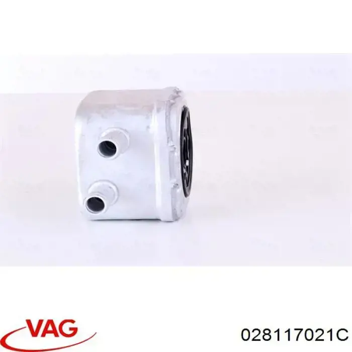 Radiador de aceite debajo del filtro 028117021C VAG