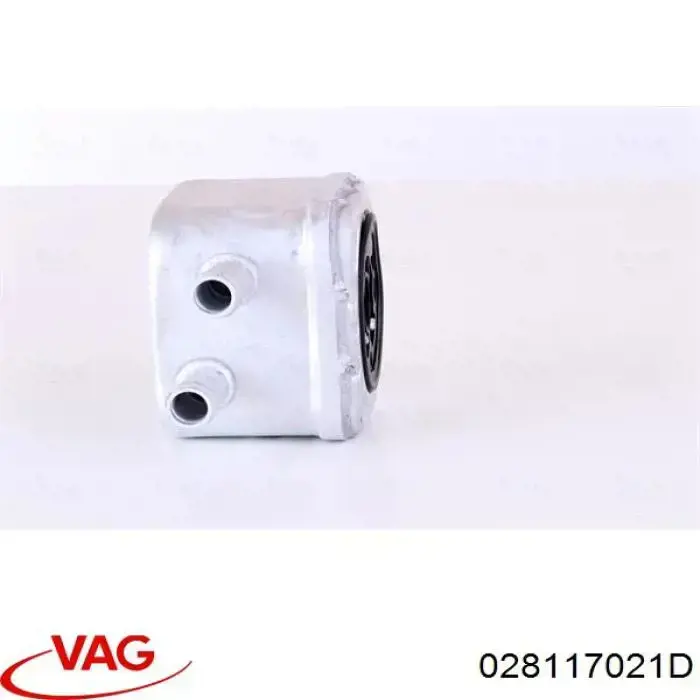 Radiador de aceite debajo del filtro 028117021D VAG