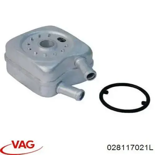 028117021L VAG Radiador de aceite debajo del filtro