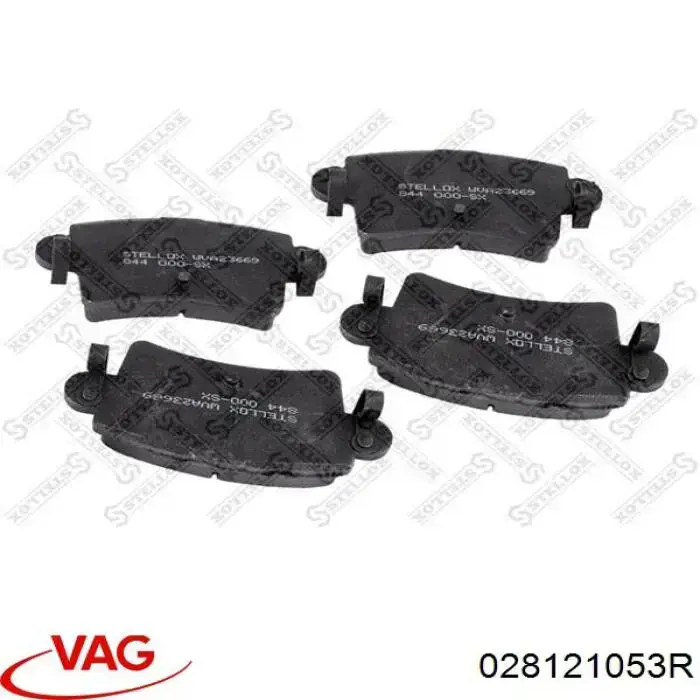 Pastillas traseras de freno VAG 028121053R precio, desde 23,15 EUR