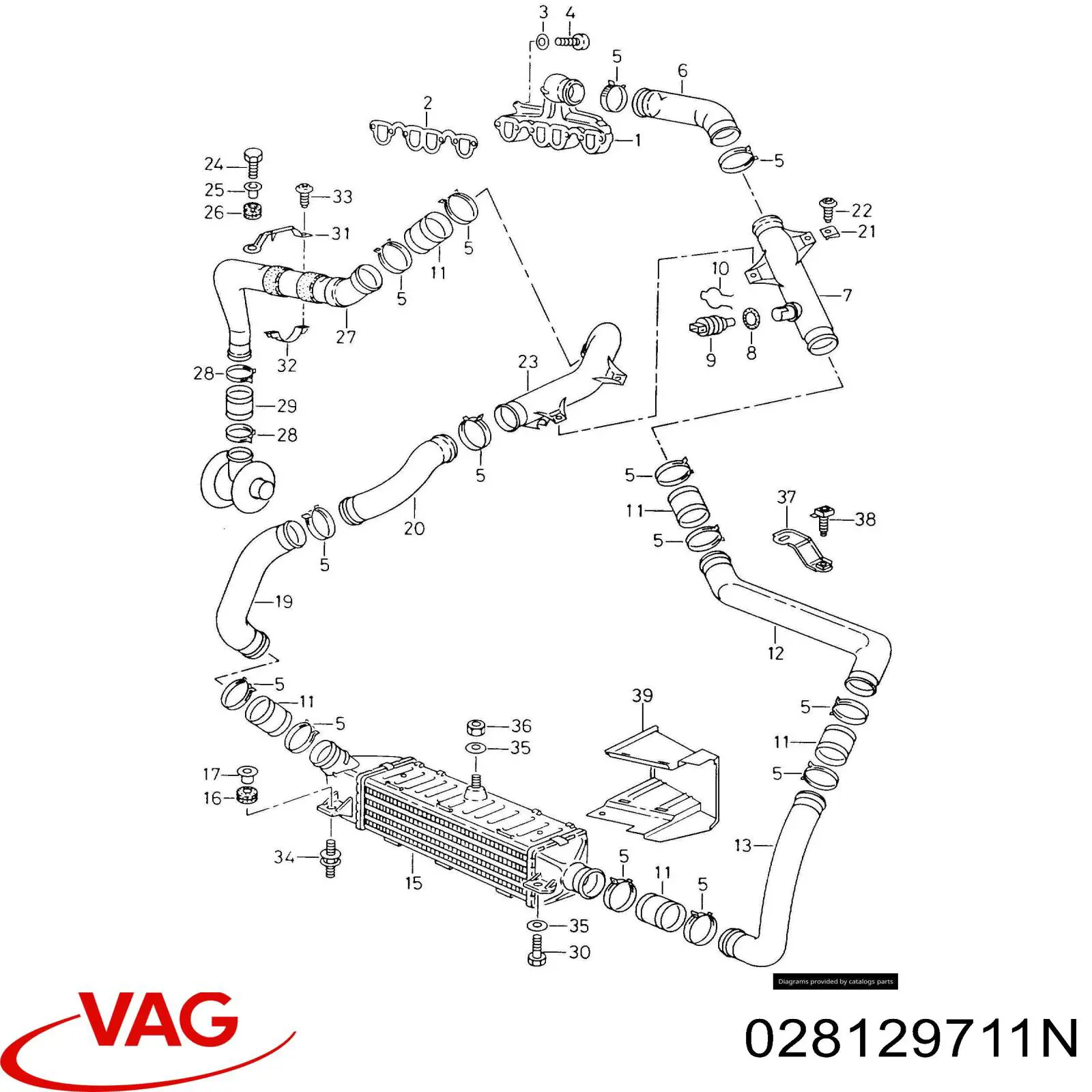 Módulo colector de admisión VAG 028129711N precio, desde 76,96 EUR