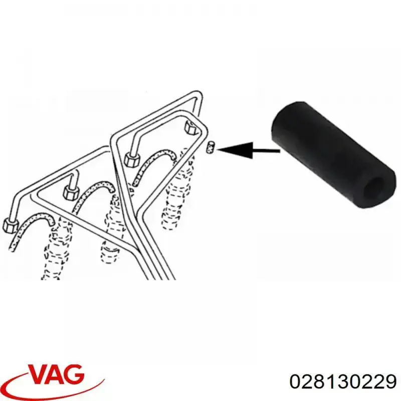 Tapón del espárrago del inyector de combustible VAG 028130229 precio, desde 0,33 EUR