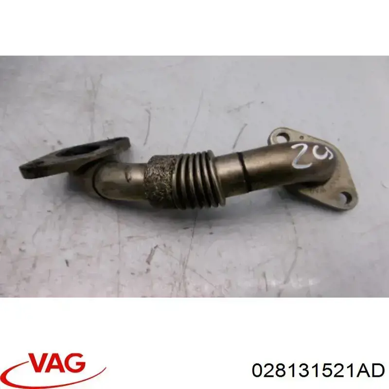 Tubo del sistema de recirculación de gases de escape EGR 028131521AD VAG