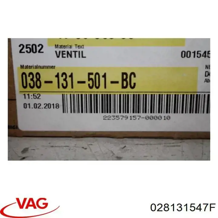  VAG 028131547F precio, desde 7,71 EUR