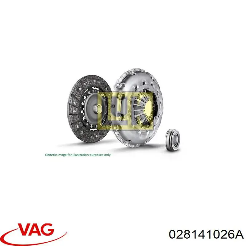 Plato de presión de embrague VAG 028141026A precio, desde 188,74 EUR