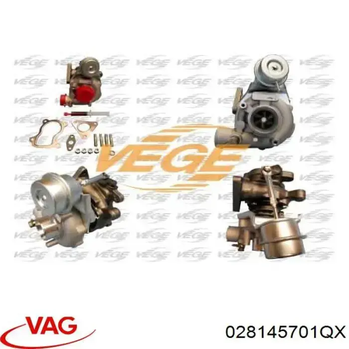 Turbocompresor VAG 028145701QX precio, desde 85,67 EUR