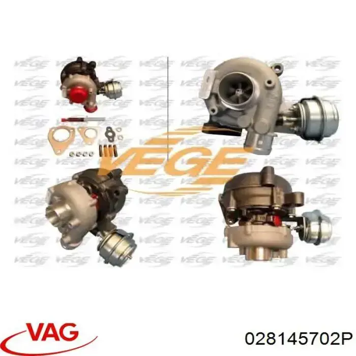 Turbocompresor VAG 028145702P precio, desde 196,02 EUR