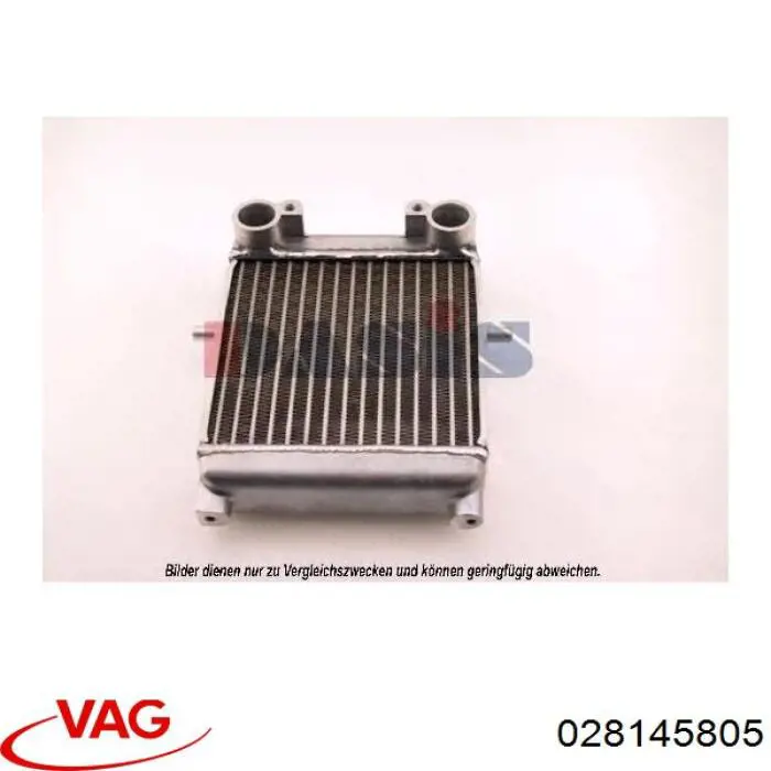 Comprar 028145805 VAG Turbo intercooler