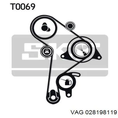 Comprar 028198119 VAG Kit de correa de distribución