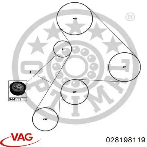 Comprar 028198119 VAG Kit de correa de distribución