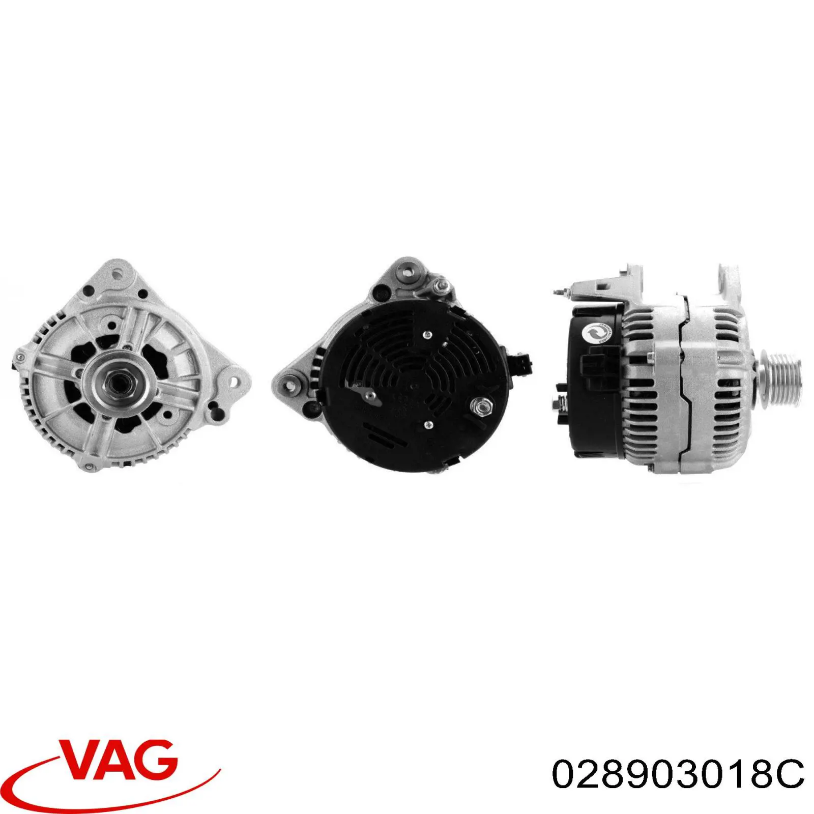 Alternador 028903018C VAG