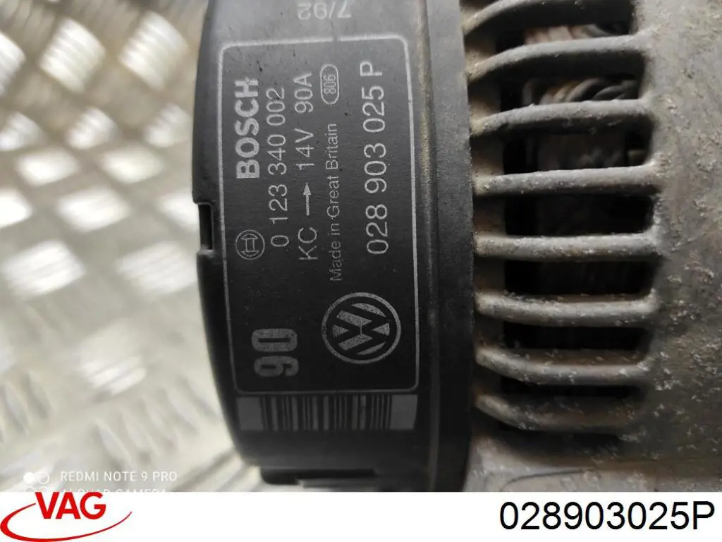 Generador VAG 028903025P