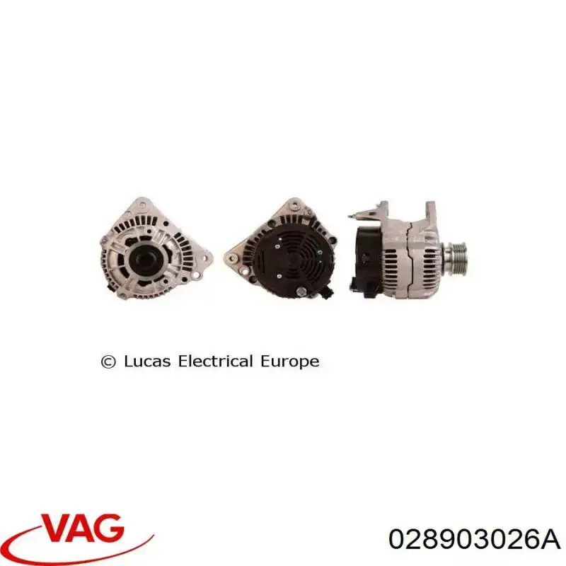 Alternador 028903026A VAG