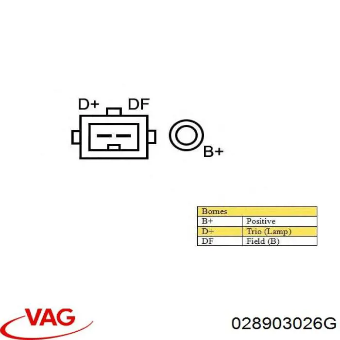 Generador VAG 028903026G