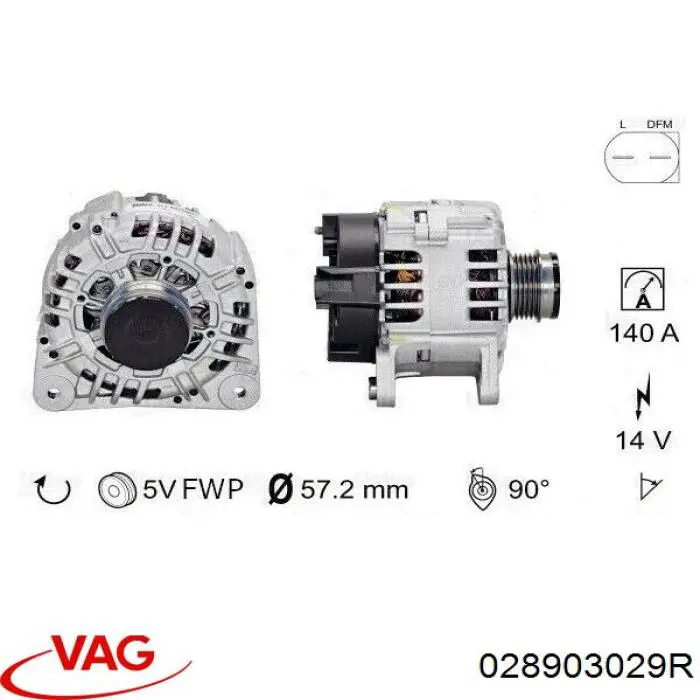 Comprar 028903029R VAG Dynamo