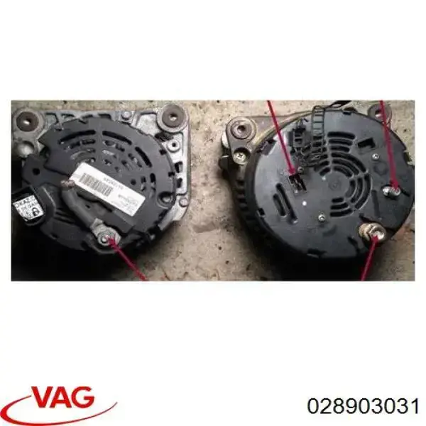 Alternador del motor VAG 028903031 precio, desde 71,47 EUR