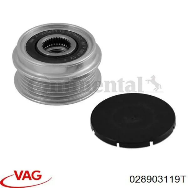 Polea de alternador VAG 028903119T