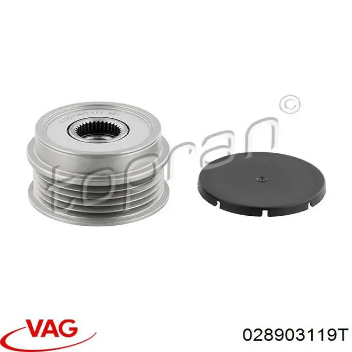 Polea rueda libre VAG 028903119T precio, desde 45,36 EUR