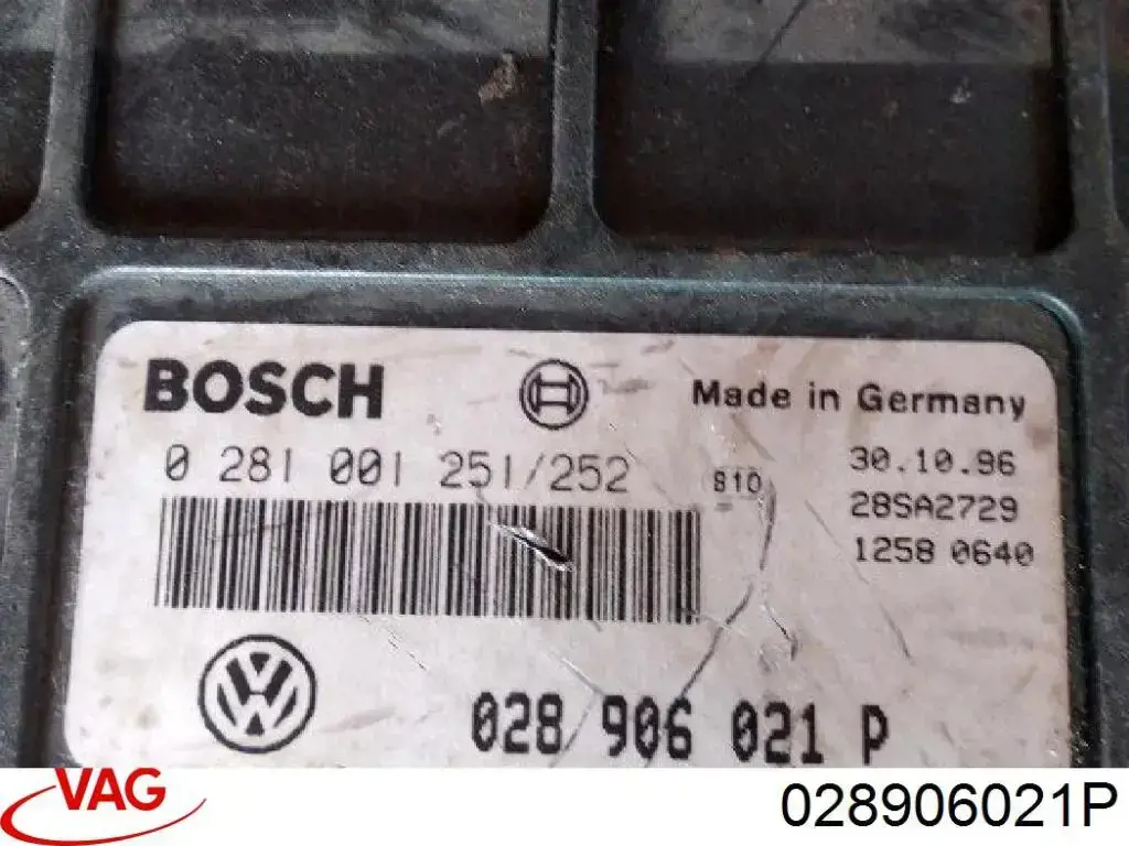 Unidad de control del motor  VAG 028906021P precio, desde 107,45 EUR