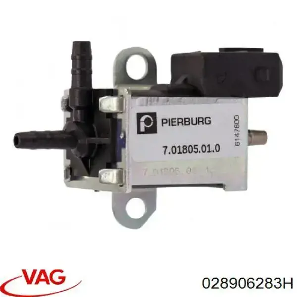 Válvula solenoide de control de la mariposa de aire secundario VAG 028906283H