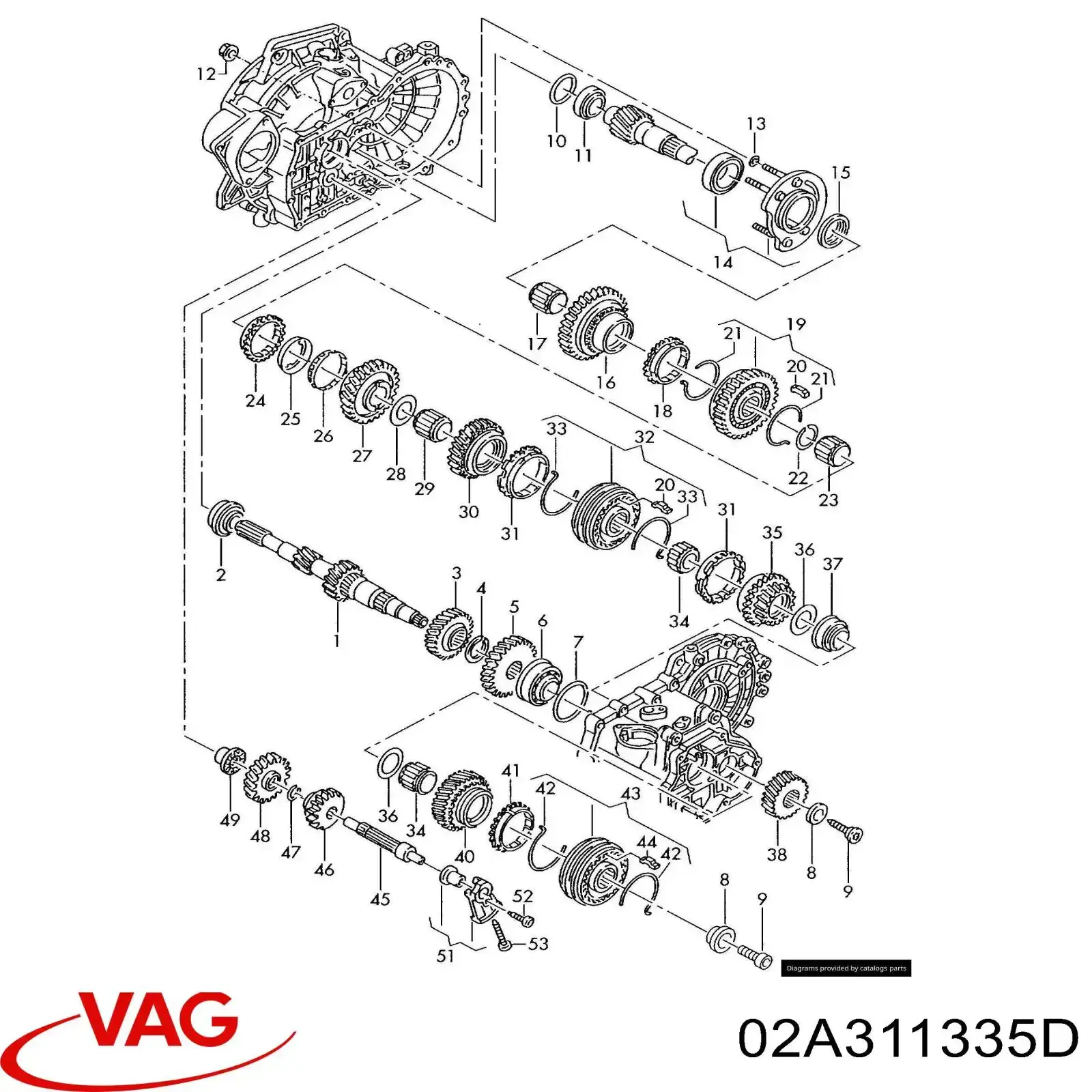 0A4311335A VAG tornillo culata